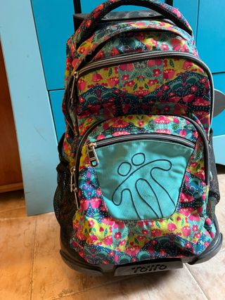 Mochila Totto con carro escolar