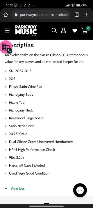 Gibson Les Paul Trad Pro V Guitarra Eléctrica