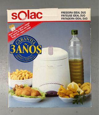 FREIDORA SOLAC IDEAL DUO