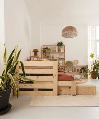 Cama nido blanca con cajón