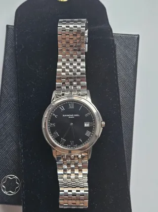 Reloj Raymond Weil Tradition Negro y Plateado