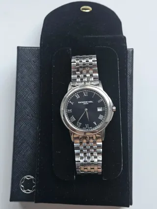 Reloj Raymond Weil Tradition Negro y Plateado