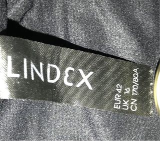 Braga de bikini negra con anillas