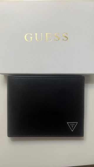 Cartera Guess Negra Hombre