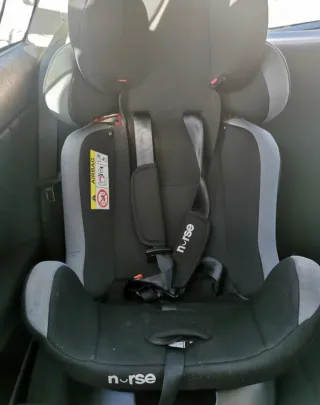 Silla de coche Nurse negra y gris