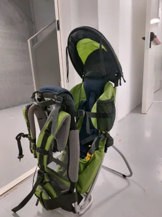 Mochila Portabebés Senderismo Verde