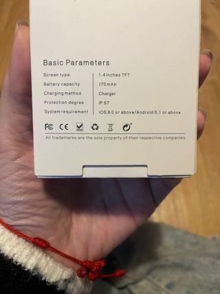 Smartwatch Negro y Rosa