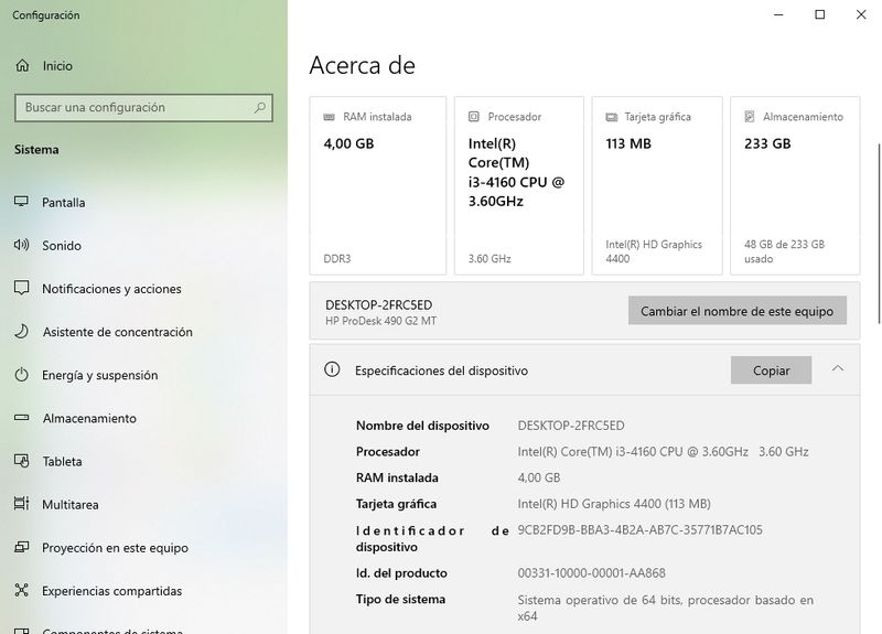 PC HP ProDesk 490 G2 Negra afbeelding 8