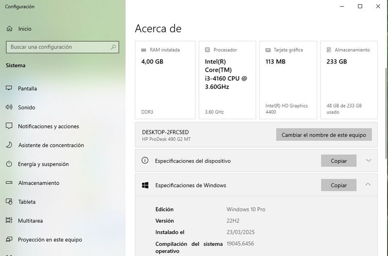 PC HP ProDesk 490 G2 Negra afbeelding 9