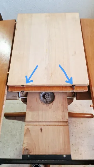 Mesa redonda de madera 90cm