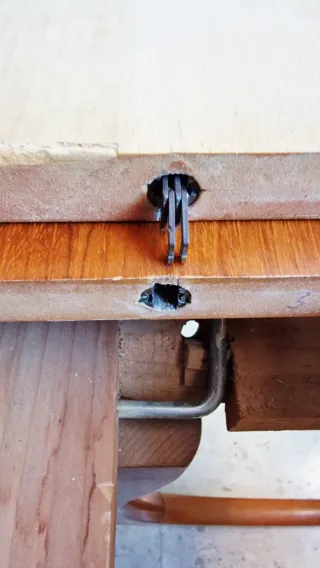 Mesa redonda de madera 90cm