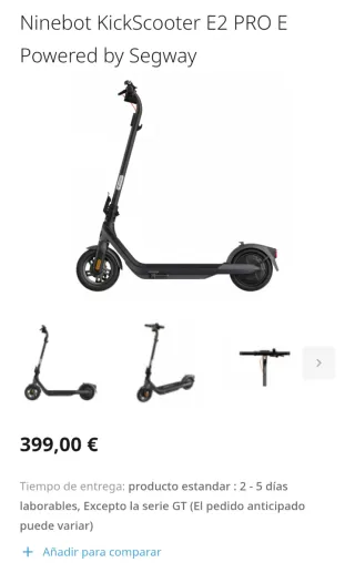 Patinete Eléctrico Segway Ninebot E2 Pro E