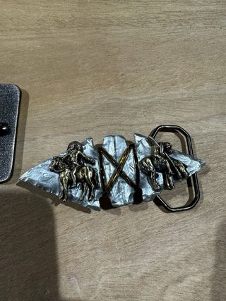 Hebilla punta flecha nativa americana