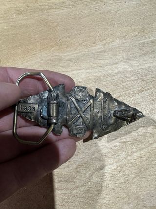 Hebilla punta flecha nativa americana