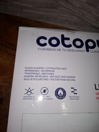 Protector 180 y bajera Impermeable Cotopur