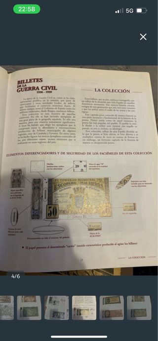 Libro Billetes Guerra Civil 1936-1939