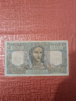 Billete 1000 Francos Franceses 1946