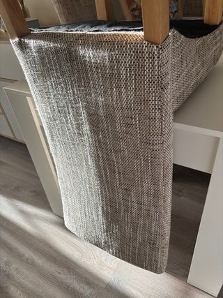 Pack 4 Sillas Comedor Tapizadas Tela