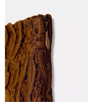 Falda Encaje Edición Limitada Zara - Nueva