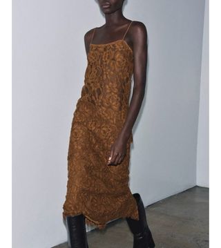 Falda Encaje Edición Limitada Zara - Nueva