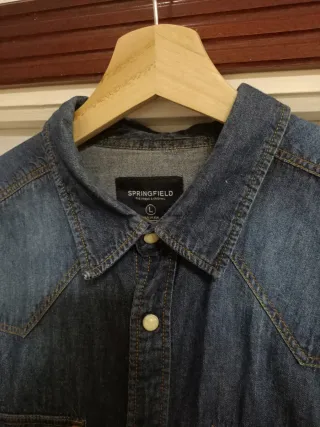 Camisa vaquera Springfield Talla L