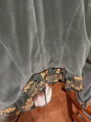 Corpiño Fallera Manga Larga Bordado