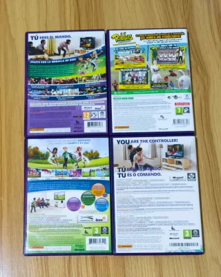 Lote 4 Juegos Xbox 360 Kinect PAL ESP