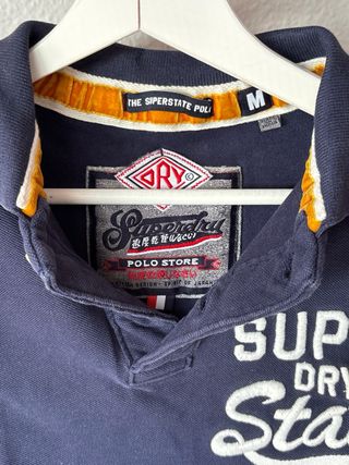 Polo Superdry Talla M Azul