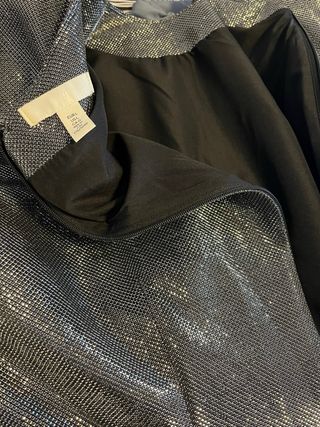 Vestido H&M Plateado