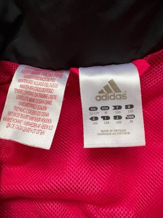Chaqueta Adidas Rosa y Blanca