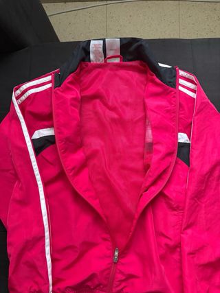 Chaqueta Adidas Rosa y Blanca