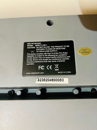 Nektar Impact LX61+ Teclado Controlador MIDI