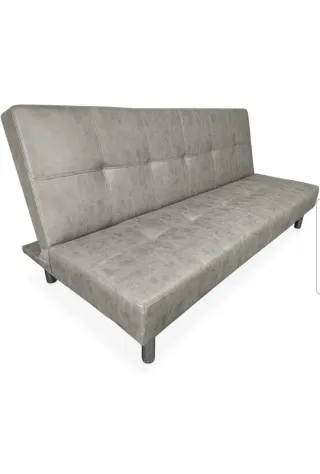 Sofá Cama Ikea Gris Piel Sintética