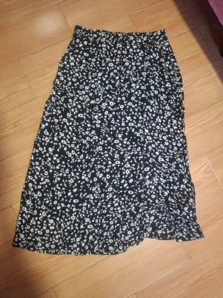 Falda larga estampada Talla M