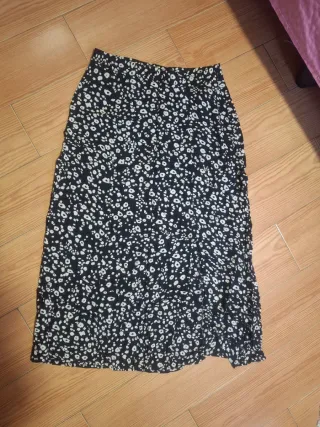 Falda larga estampada Talla M