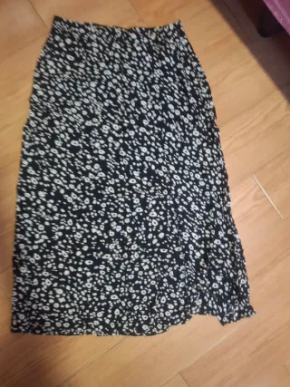 Falda larga estampada Talla M