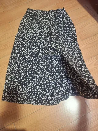 Falda larga estampada Talla M