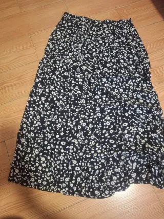 Falda larga estampada Talla M