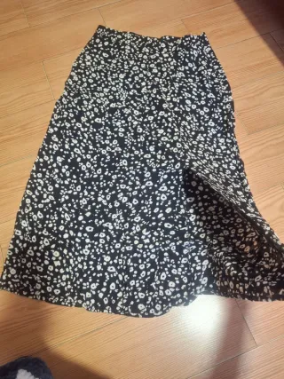 Falda larga estampada Talla M