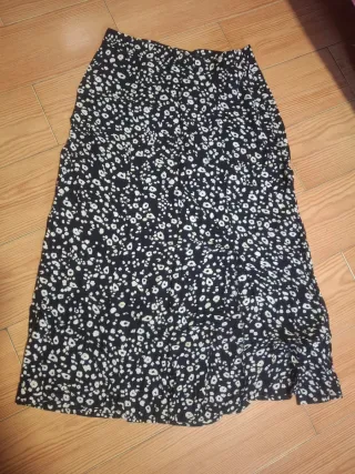 Falda larga estampada Talla M