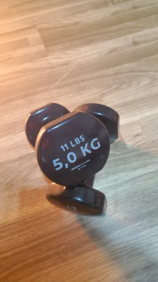 Mancuernas 5kg Decathlon (11 lbs)