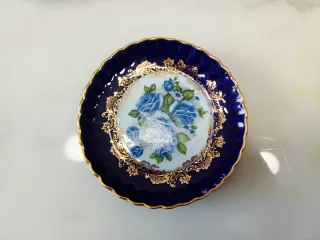 Set 6 piattini Limoges blu.