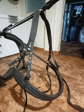 Arreos de enganche completos para burro andaluz