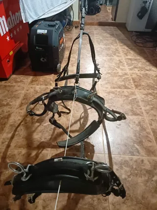 Arreos de enganche completos para burro andaluz