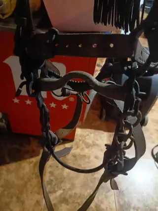 Arreos de enganche completos para burro andaluz