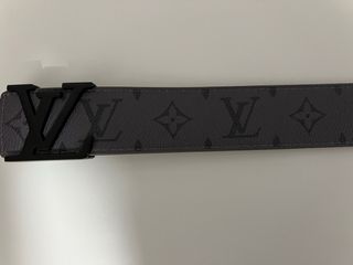 Cinturón Louis Vuitton Monogram Gris