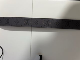 Cinturón Louis Vuitton Monogram Gris