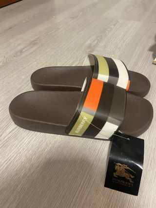 Sandalias Burberry Marrón Multicolor