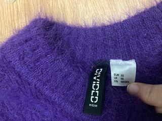 Jersey pelo morado XS DIVIDED H&M
