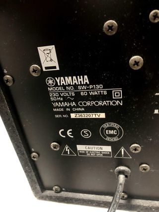 Amplificador Yamaha RX-V361 Plata